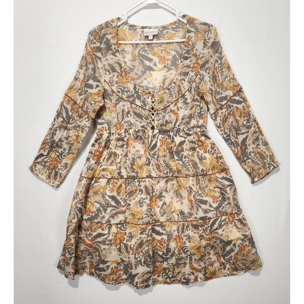 Shyanne Women's‎ Casual Cowgirl Floral Multicolor Dress Size M